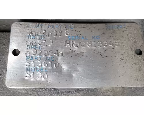 Rears (Rear) SPICER S130 Garabedian Equipment Company, Inc - Dinuba
