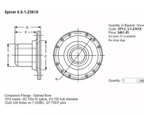 Spicer  Differential Misc. Parts