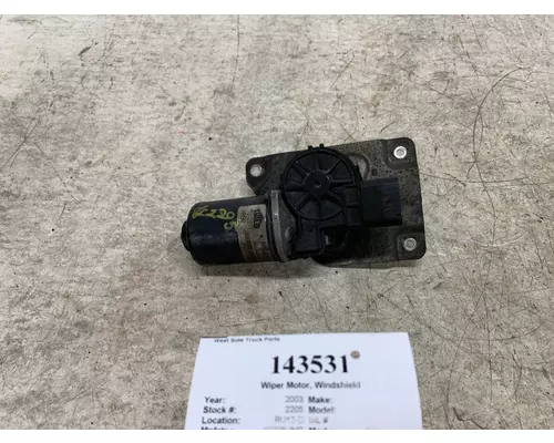 Wiper Motor, Windshield STERLING A22-64263-000 West Side Truck Parts