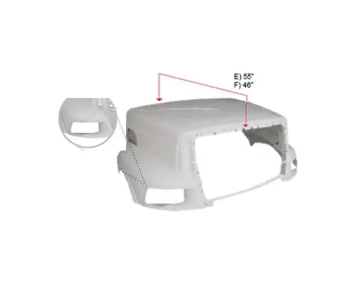 Hood STERLING A9513 1996-2000 LKQ KC Truck Parts Billings