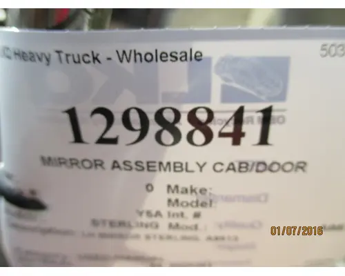 Mirror (Side View) STERLING A9513 LKQ Wholesale Truck Parts