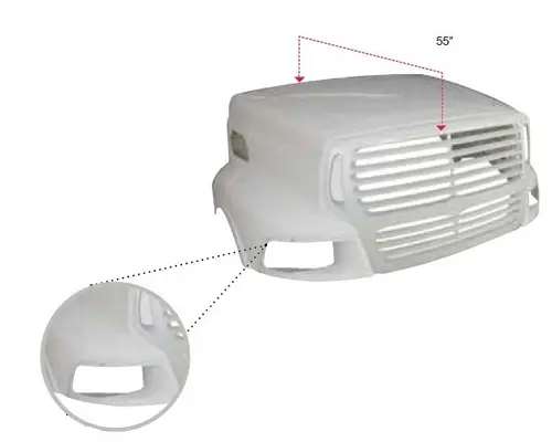 Hood STERLING A9522 2001-2010 LKQ KC Truck Parts - Inland Empire