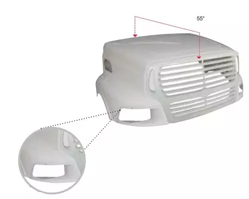 Hood STERLING A9522 2001-2010 LKQ Heavy Truck - Tampa