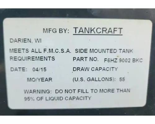 Sterling L7500 Fuel Tank