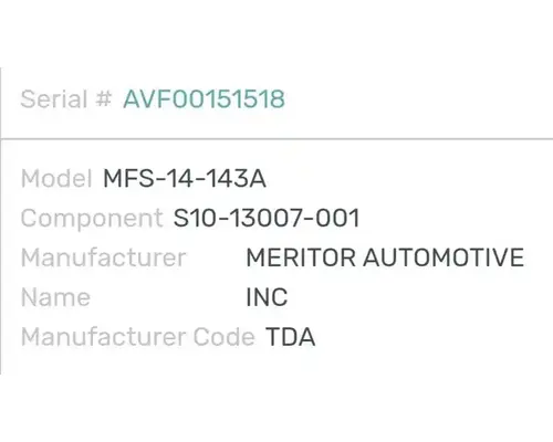 Sterling L7500 Spindle  Knuckle, Front