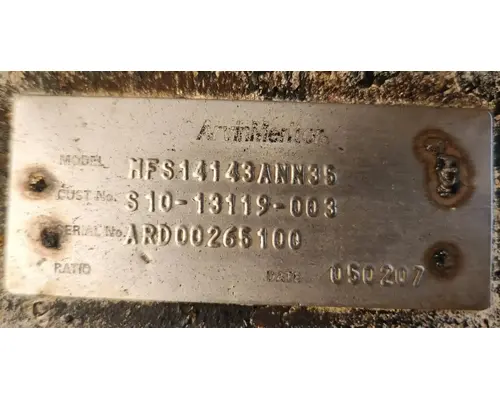 Sterling L9500 Axle Assy, Fr (4WD)