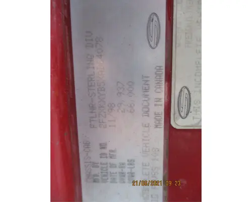 Sterling L9513 Cab