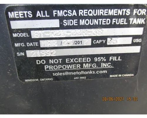 Sterling L9513 Fuel Tank