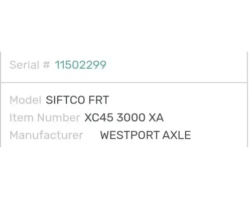 Sterling L9522 Miscellaneous Parts