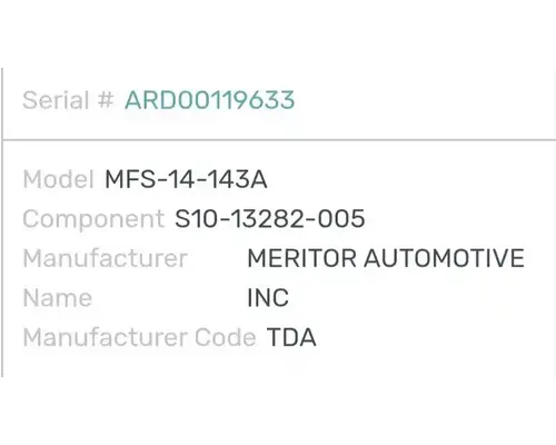 Sterling LT8500 Axle Assy, Fr (4WD)