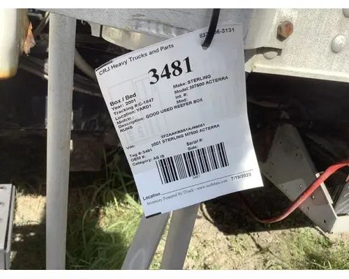 Body / Bed STERLING M7500 ACTERRA Crj Heavy Trucks And Parts