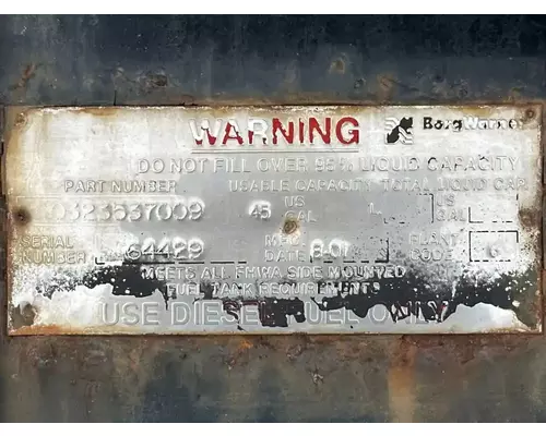 Fuel Tank Sterling M7500 ACTERRA Complete Recycling Group LLC