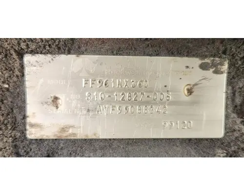 Sterling SC8000 Axle Assy, Fr (4WD)