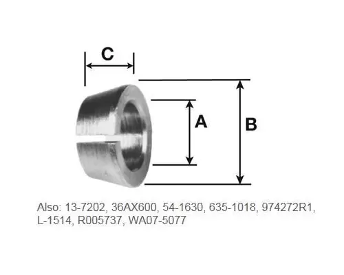 Hub Cap Stud Pilot / Budd Rear Holst Truck Parts