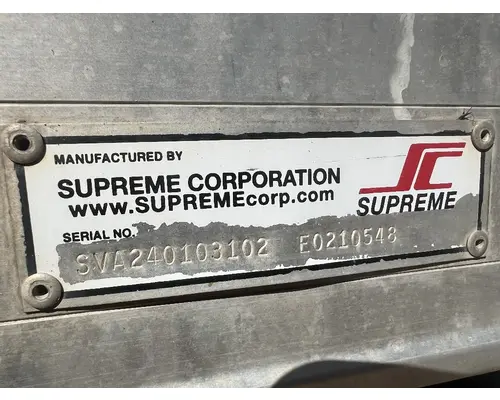 Body / Bed Supreme 24' Dry Van Body DTI Trucks