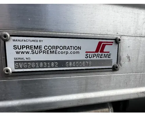 Body / Bed Supreme 26' Dry Van Body DTI Trucks