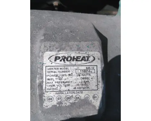 TELEFLEX POWER SYSTEMS PROHEAT GEN4 AUXILIARY POWER UNIT
