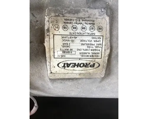 TELEFLEX POWER SYSTEMS PROHEAT GEN4 AUXILIARY POWER UNIT