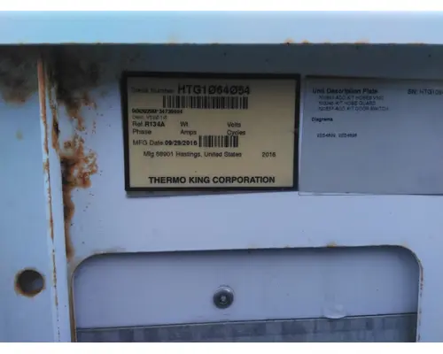 THERMO KING 195 REEFER UNIT