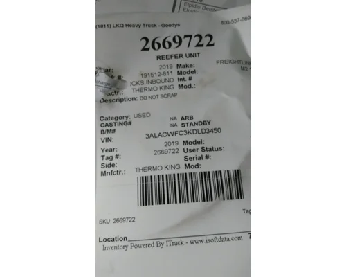 THERMO KING M2 106 REEFER UNIT