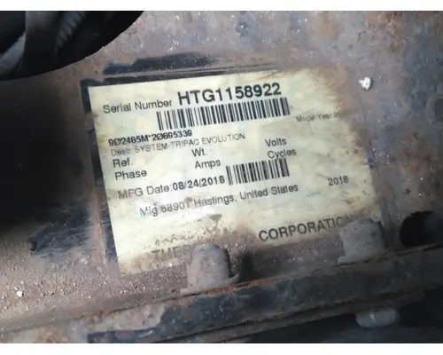 THERMO KING TRIPAC EVOLUTION (DIESEL) AUXILIARY POWER UNIT