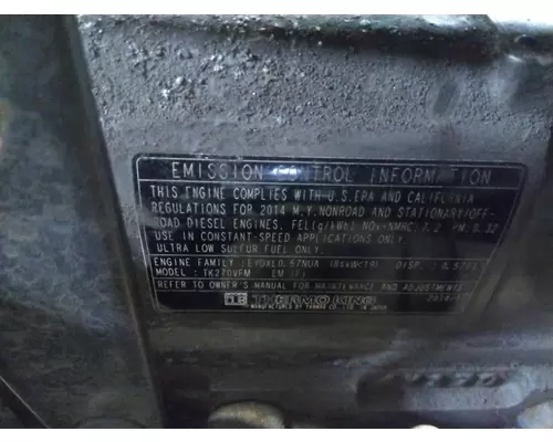 THERMO KING TRIPAC EVOLUTION (DIESEL) AUXILIARY POWER UNIT