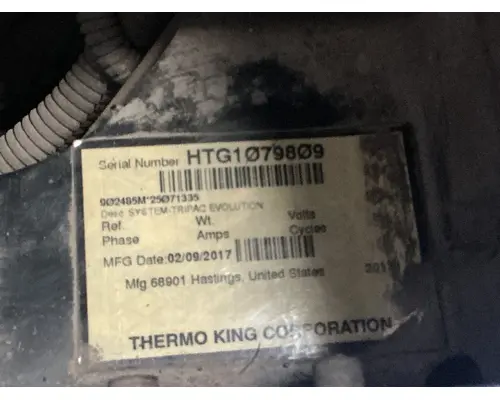 THERMO KING TRIPAC Evolution Auxiliary Power Unit