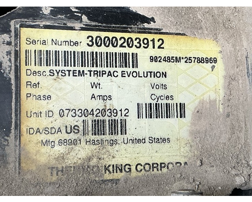 THERMO KING TRIPAC Evolution Auxiliary Power Unit