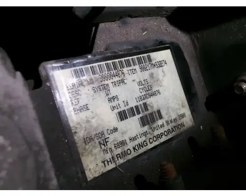 THERMO KING TRIPAC Auxiliary Power Unit