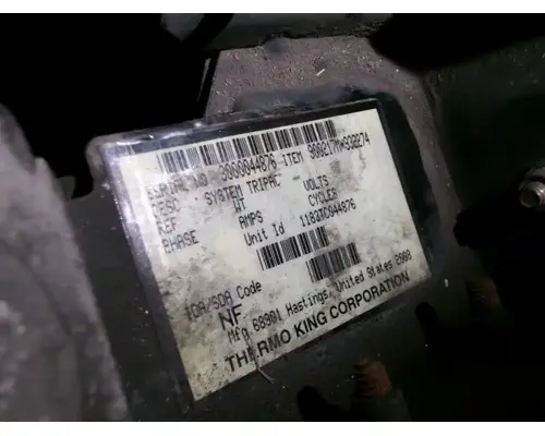 THERMO KING TRIPAC Auxillary Power Unit