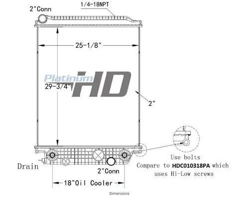 THOMAS MYBUS RADIATOR ASSEMBLY