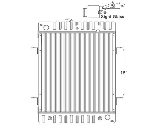 THOMAS SAF-T-LINER C2 RADIATOR ASSEMBLY