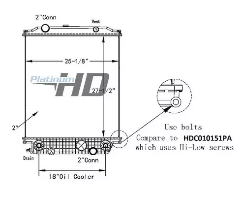 THOMAS TBB-EF RADIATOR ASSEMBLY