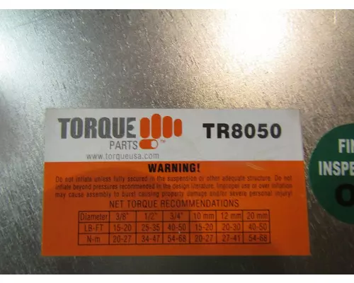 TORQUE TR8050 Air Spring
