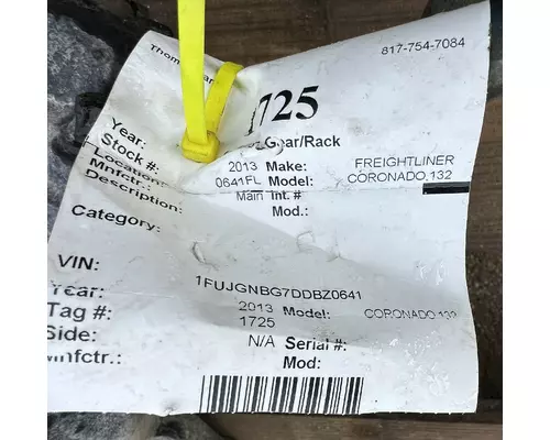 TRW/ROSS CORONADO 122 SD Steering GearRack