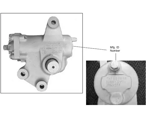 TRW/ROSS THP60-054 POWER STEERING GEAR