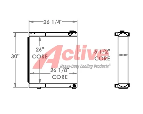 Takeuchi TL12 High Flow Skid Steer Cooling Assy. (Rad., Cond., ATAAC ...