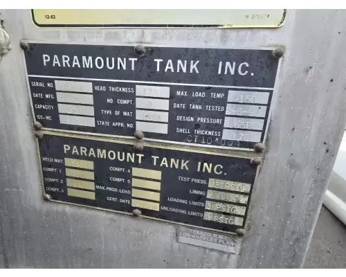 Tanks Other Body  Bed