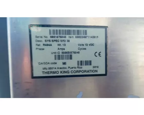 Thermo King Corporation SB-210 WHISPER Refer Unit