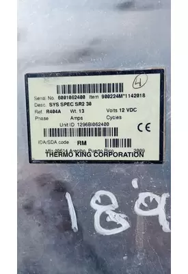 Thermo King Corporation SYS SPEC SR2 30 Refer Unit