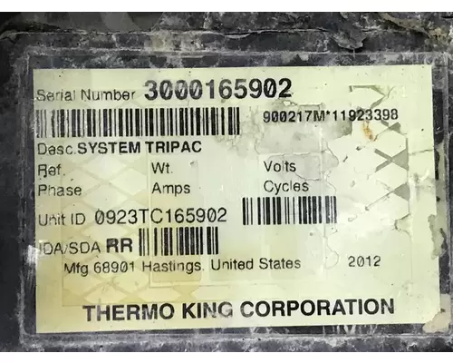 Thermo King ALL OTHER APU Engine