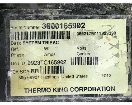 Thermo King ALL OTHER Truck Equipment, APU (Auxiliary Power Unit)