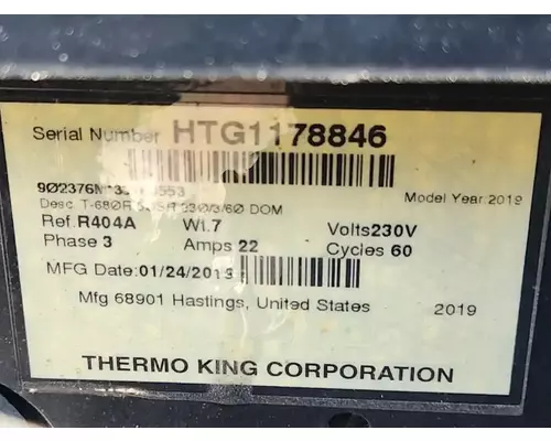 Thermo King N/A Auxillary Power Unit