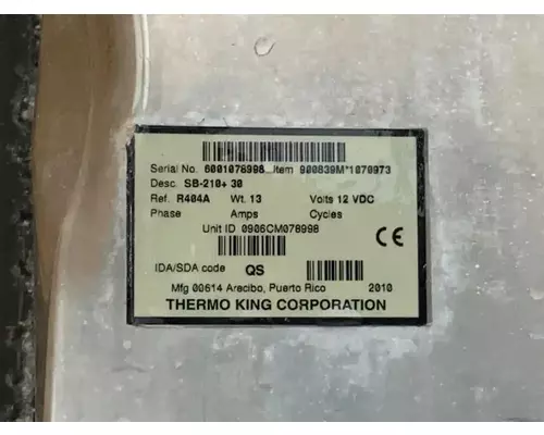 Thermo King Other Auxillary Power Unit