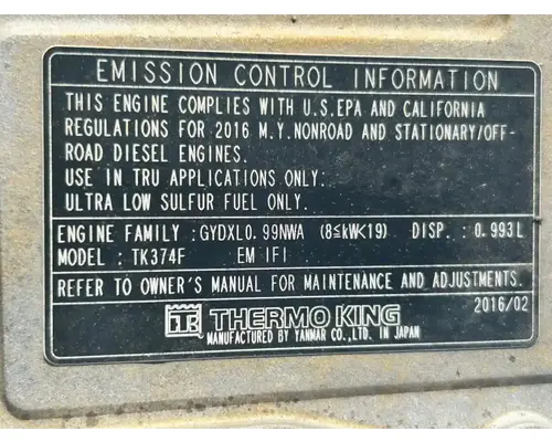 Thermo King Other Auxillary Power Unit