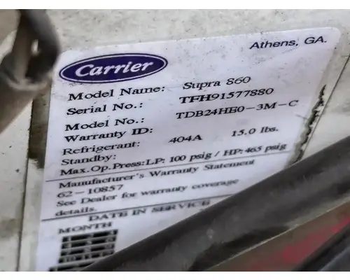 Auxiliary Power Unit Thermo King Other Complete Recycling Group LLC