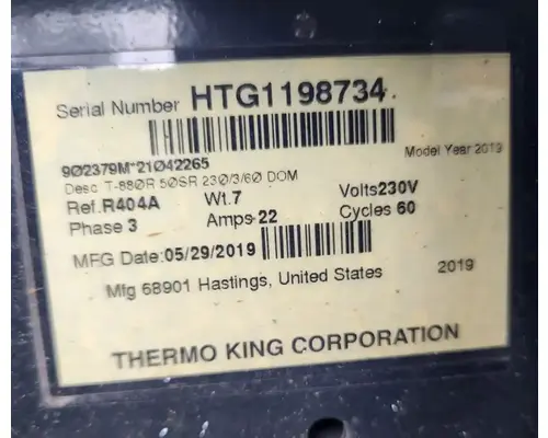 Thermo King Other Auxillary Power Unit