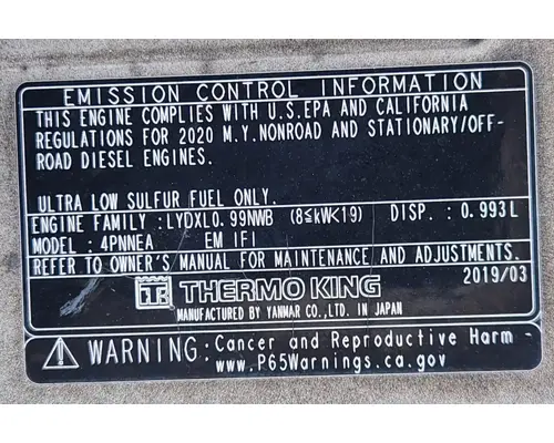 Thermo King Other Auxillary Power Unit
