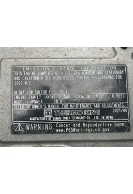 Thermo King TK374F Auxillary Power Unit