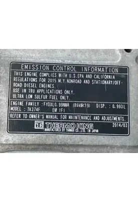 Thermo King TK374F Auxillary Power Unit